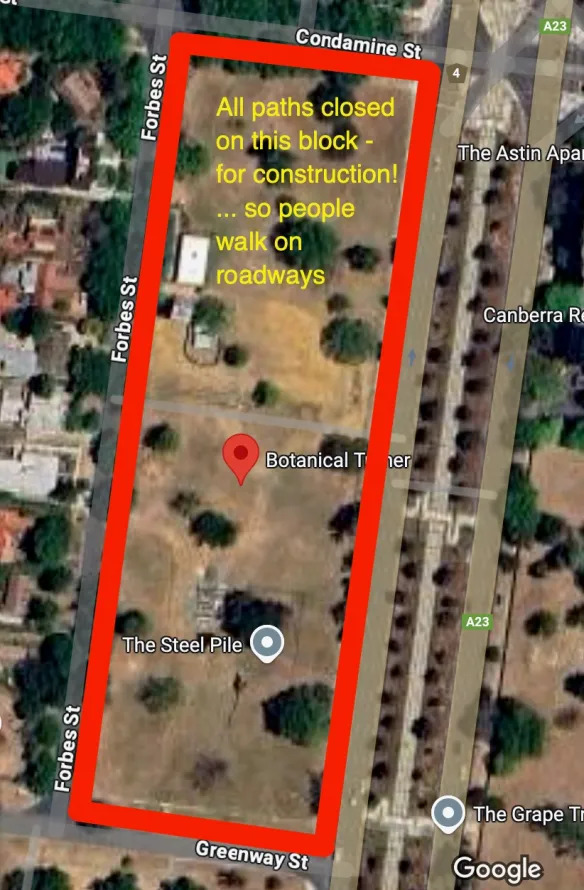 Screenshot of construction site